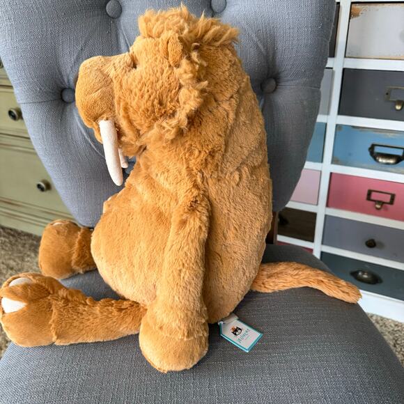 Jellycat Stellan Sabretooth Tiger Sabre Tooth Tiger FAST SHIP Retired NeW - Picture 5 of 13